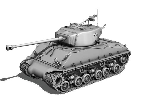 M4a3e8 Sherman Jgsdf 3318 3d Model Cgtrader