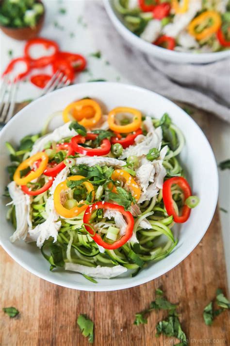 Rice noodle recipes are perfect for a gluten free diet. 33 Game-Changing, Healthy Zoodles (Zucchini Noodles) Recipes - Two Healthy Kitchens