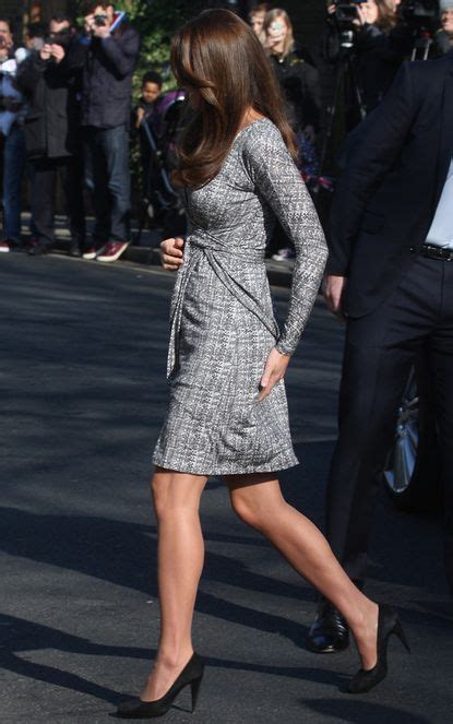Kate Middleton Shows Off Baby Bump In First Public