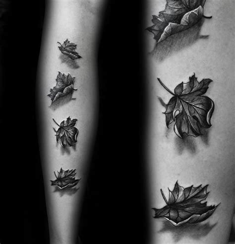 50 Fall Tattoos For Men Autumn Ink Design Ideas