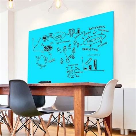 Sky Blue Office Glass Board Marker At Rs 375 Sq Ft In New Delhi Id 23967937773