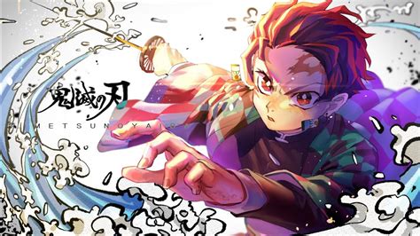 249 tanjiro kamado hd wallpapers and background images. Demon Slayer Tanjiro Kamado With Sword With Background Of ...