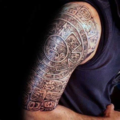 Half Sleeve Aztec Tattoos For Men Best Tattoo Ideas