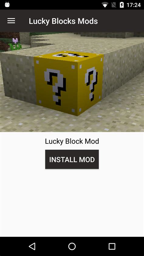 Minecraft lucky block mod mcpe. Lucky Block Mods for MCPE for Android - APK Download
