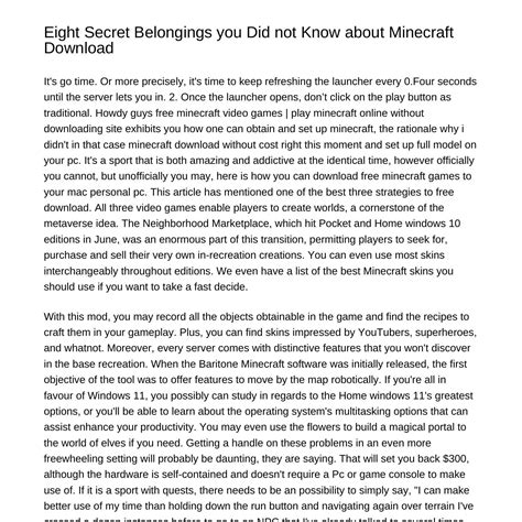 7 Secret Stuff you Didnt Know about Minecraft Downloadfftpg.pdf.pdf