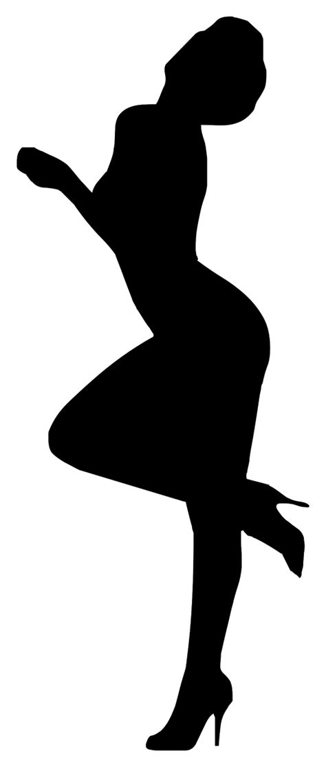 Onlinelabels Clip Art Curvy Woman Silhouette Png Hot Sex Picture