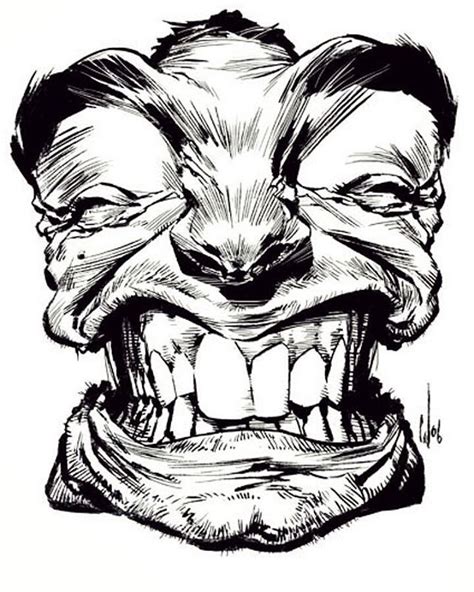 See more ideas about drawings, creepy drawings, art. An old caricature of Beasted caricaturist, Nate Kap. # ...