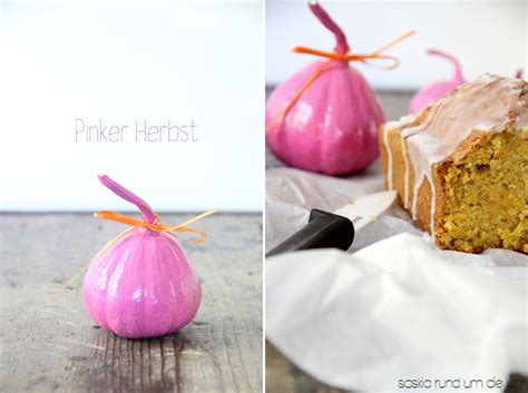 Auch herzhafte komponenten wie möhren oder süßkartoffeln rühren sich gerne mal geschmackvoll in. SaskiarundumdieUhr: Kürbis Nuss Kuchen {Pinker Herbst}.....