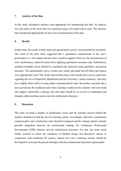 A valid critique essay is meant to demonstrate a person's impression of a particular article. Quantitative research sample paper. Quantitative research ...