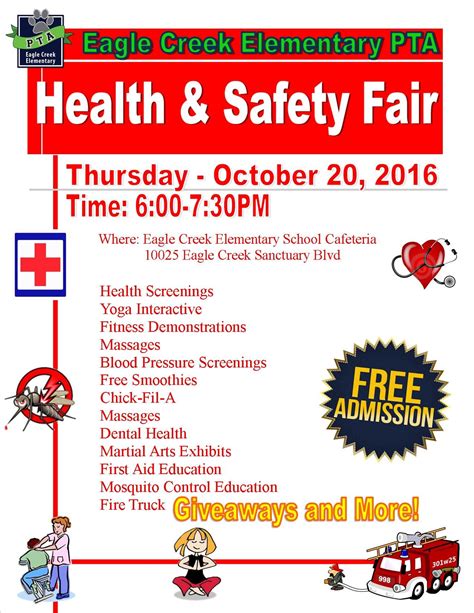 Eagle Creek Elementary Pta Health And Safety Fair Nonahood News