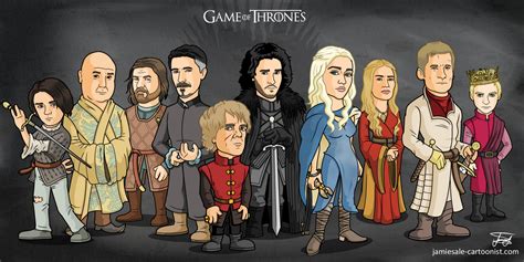 Game of thrones is filled to the absolute brim with tons of powerful characters but which one of them can be considered the best of the best. Game of Thrones Cartoons - Jamie Sale Cartoonist