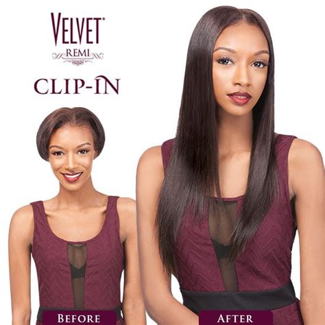 OUTRE REMY HUMAN HAIR WEAVING VELVET CLIP IN PCS Remy Human Hair Weave Weave Hairstyles