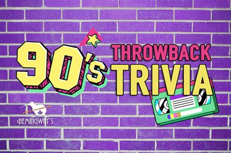 What good are songs about touch and sweat during a pandemic? 90's Throwback Trivia