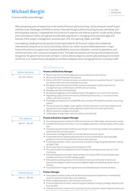 Use indeed library of free finance resume examples and templates. Finance - Resume Samples & Templates | VisualCV | Finance, Resume, Marketing jobs