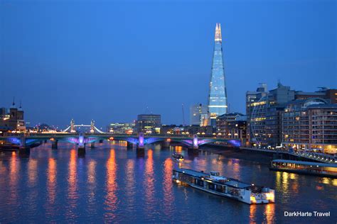 Twilight On The River Thames Dark Heart Travel