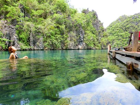 Kayangan Lake In Coron Islands Palawan Philippines Cooking On A