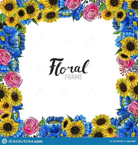 Check spelling or type a new query. Hand drawn Flower Border stock illustration. Illustration ...