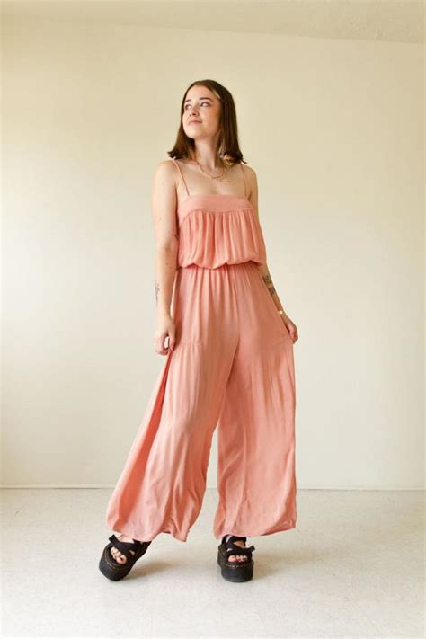Final Touch Womens Rompers And Jumpsuits Illuminate Cami Jumpsuit Blush