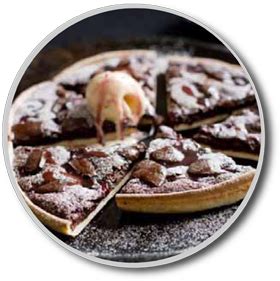 Order your favorite food now! Little Caesar's Mud-honey Pizza ... ingredients... | Desserts, Honey pizza, Yummy food