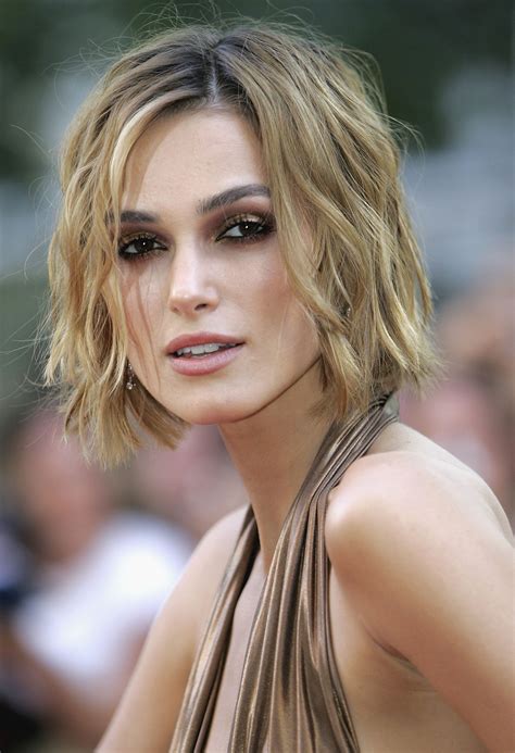 Keira knightley domino hair effect keira knightley domino hairstyle celebrities, stars, actors and actresses ar usually needed to drastically alter their look for a movie or tv role. Keira Knightley A Line Bob Hairstyle