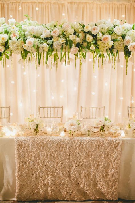 You can easily find paper to use in your wedding colors or even go with a classic white or silver. Classic White Wedding with a Stunning Floral Installation ...