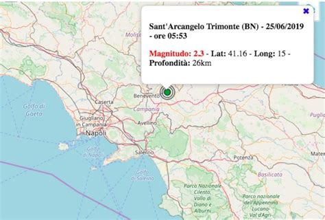 Visualizzati terremoti da 1 a 30 dei 52 trovati (ordinamento tempo decrescente). Terremoto in Campania oggi, 25 giugno 2019: scossa M 2.3 ...