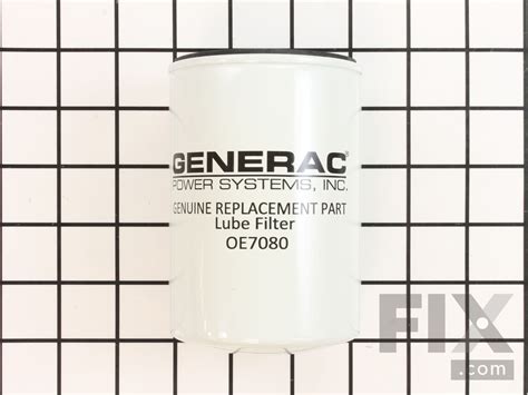 Oem Generac 0e7080 Oil Filter 16l