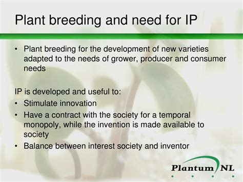 Ppt Breeding Business A Report On Patents And Plant Breeders
