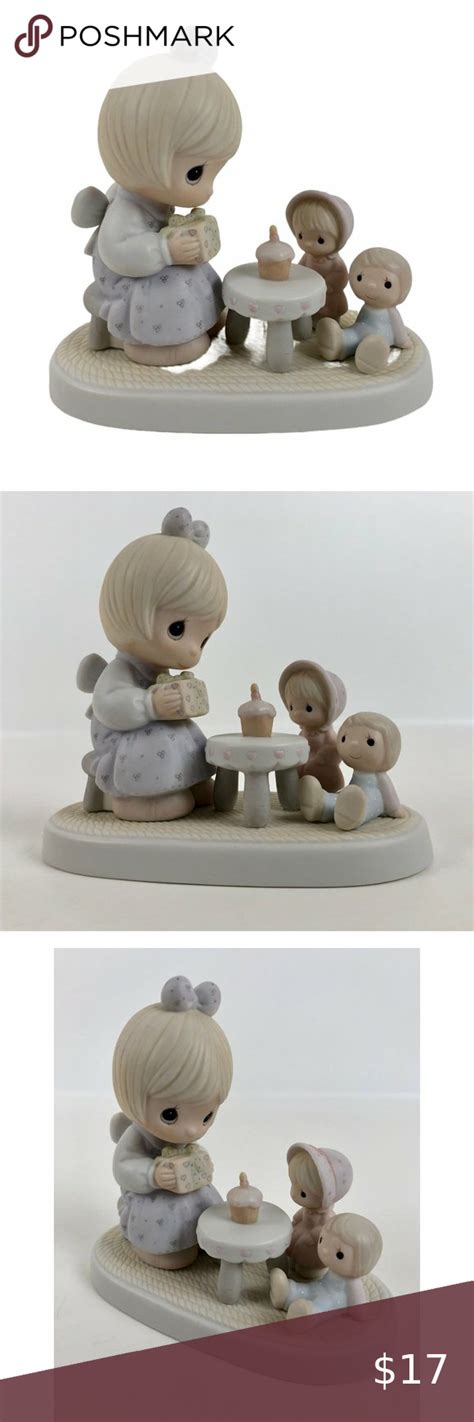 Precious Moments May Your Birthday Be A Blessing Figurine Enesco Porcelain 1983 Enesco A
