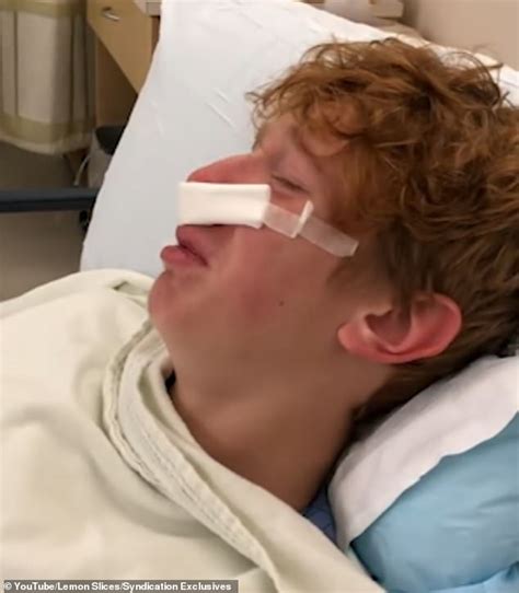 teenager s hilarious ramblings as he comes up from the anaesthetic after having his tonsils out