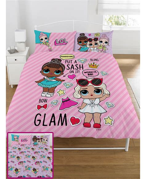 The most common lol surprise bedroom material is fabric. LOL Surprise Double Duvet Cover and Pillowcase Set ...