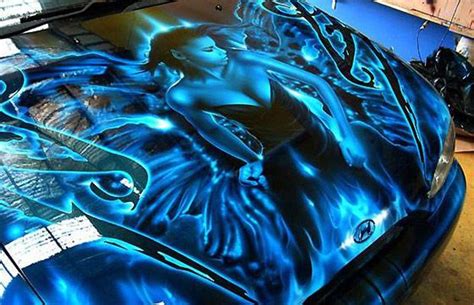 25 Crazy Airbrushed Art Cars Art Cars Motorcycle Paint Jobs Car