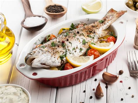 Poisson au four à la provençale Recette de Poisson au four à la