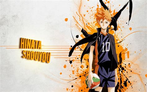 Download Shoyo Hinata Haikyuu Anime Minimalist 4k Hd
