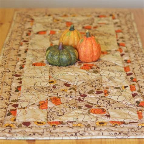 Diy Quilted Fall Table Runner