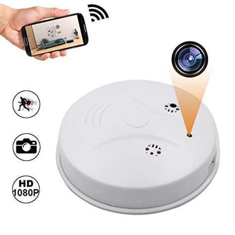 Wired and wireless camera finder. Camakt 2018 Upgrade WiFi Hidden Spy Camera Smoke Detector ...