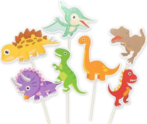 Buy 35 Pack Baby Dinosaur Cupcake Toppers Picks Dinosaur Cake Toppers