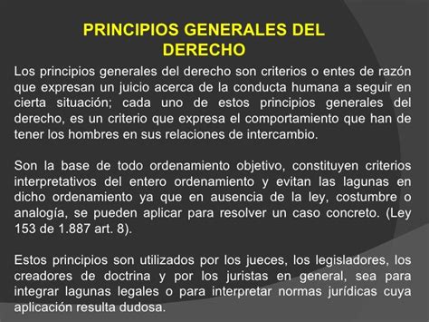 Principios Generales Del Derecho