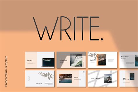 Write Presentation Template - Free Design Resources