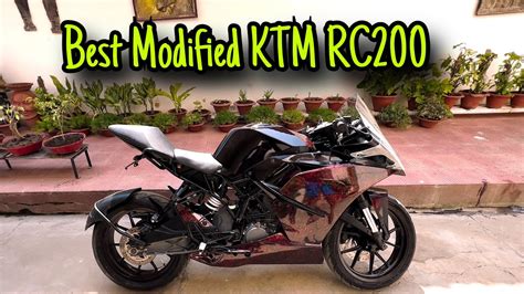 Best Modified Ktm Rc In Patna Finally Apni Ktm Rc Ko Reveal Kr Diya Youtube