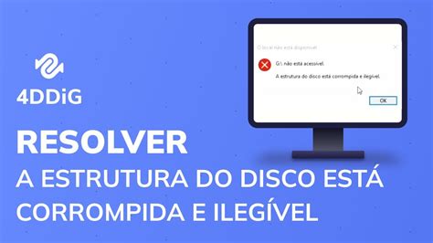 A Estrutura Do Disco Está Corrompida E Ilegível