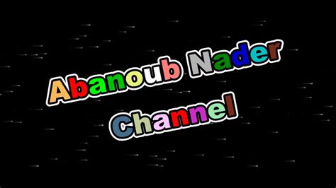 When you follow abanoub, you'll get access to exclusive messages from the artist and comments from fans. Abanoub Nader Intro - YouTube