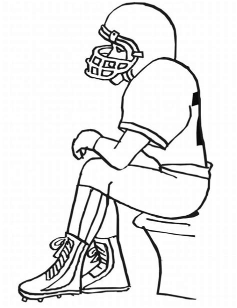 Football Coloring Pages For Kids Clip Art Library