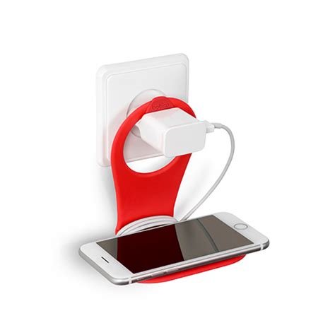 Iphone Charger Holder Red