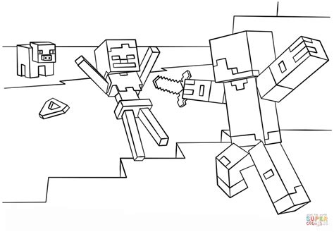 They are all listed in the. Minecraft Diamond Pickaxe Coloring Pages Coloring Pages