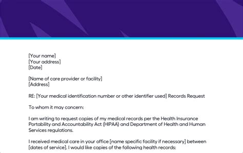 How To Write A Letter Requesting Medical Information