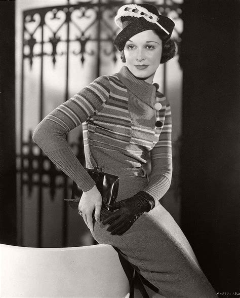 Vintage Black And White Portraits Of Hollywood Actresses 1930s