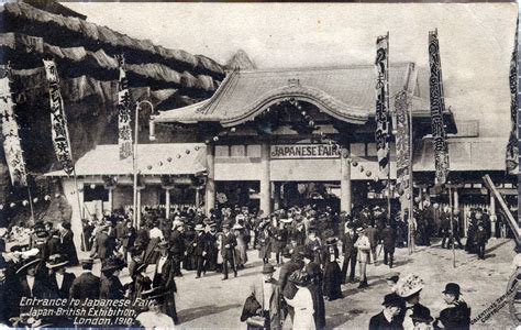 Entrance To The Japanese Fair Japan British Exhibition London 1910