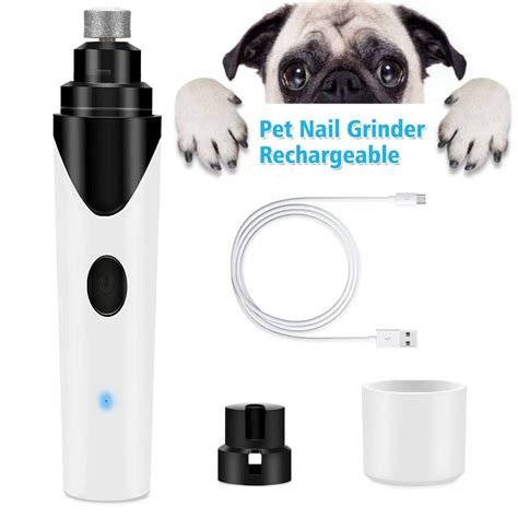 Dog nail grinders with a faster grinding speed wear down the nail more quickly, but give you less control. Dog Cat Nail Grinder Trimmer Clipper Ultra Quiet Electric ...