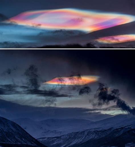 Spectacular Polar Stratospheric Clouds Visible Around The Arctic Circle